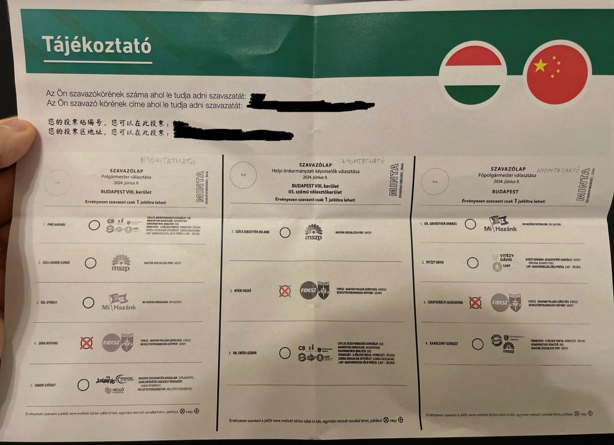 Kínai nyelvű levéllel buzdít a Fidesz, hogy szavazzanak rá a vendégmunkások